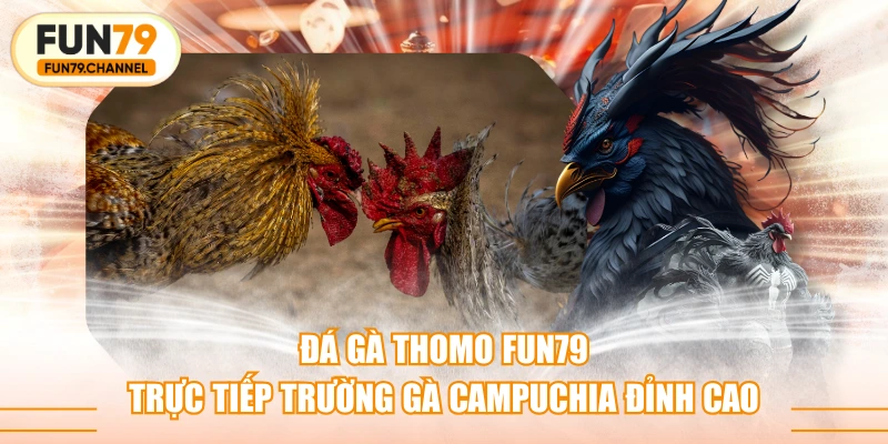 Đá Gà Thomo FUN79 - Trực Tiếp Trường Gà Campuchia Đỉnh Cao