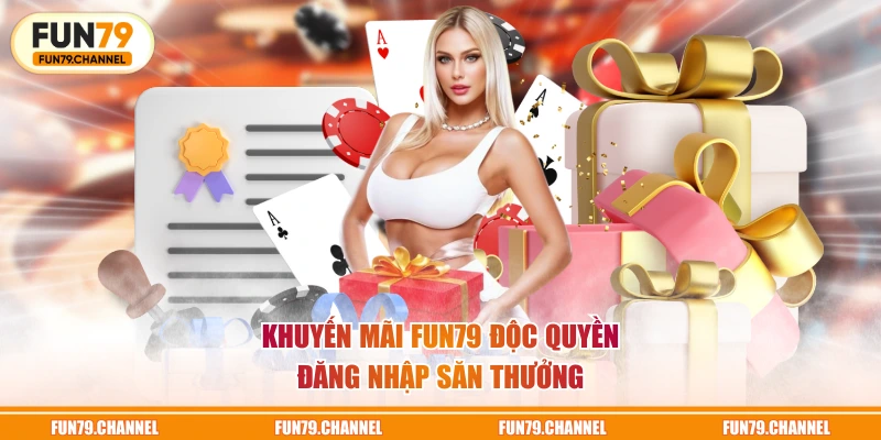 Khuyến mãi FUN79 độc quyền đăng nhập săn thưởng